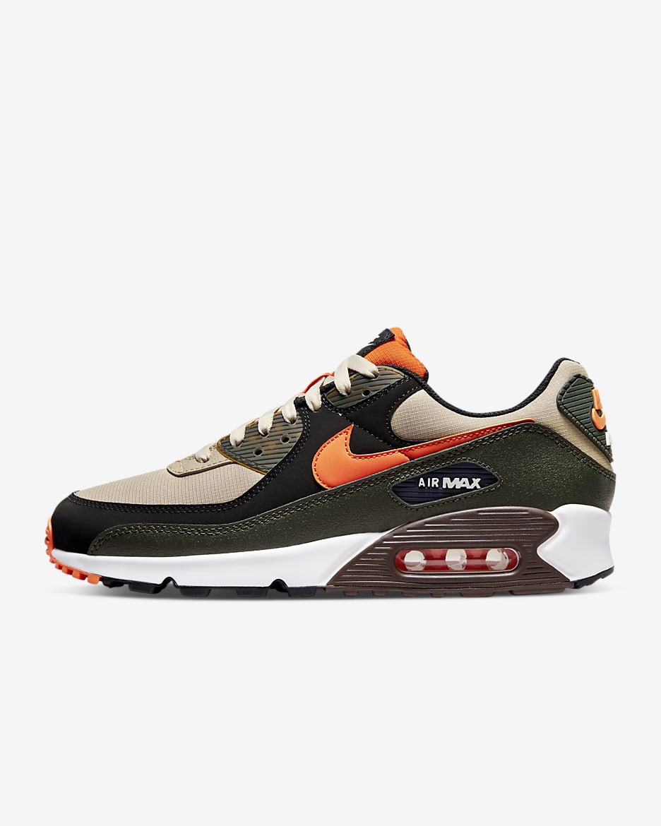 Nike air max negro con naranja on sale